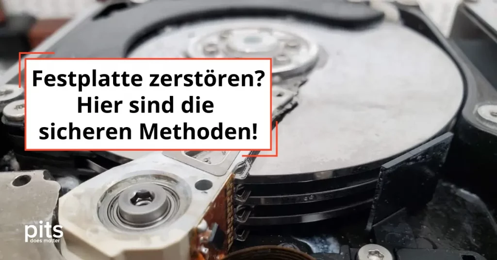 Festplatte zerstören? Hier sind die sicheren Methoden! (Cover Bild)