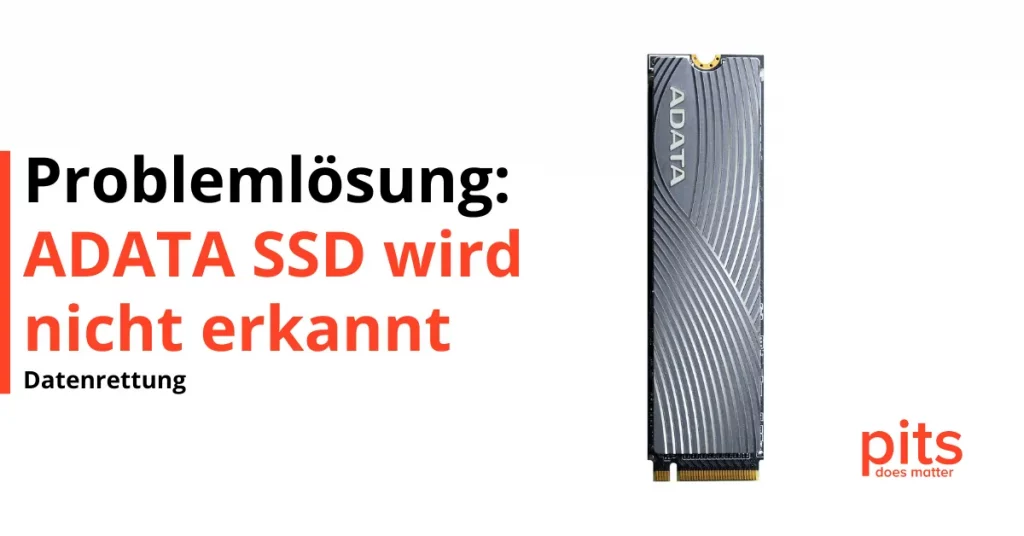 ADATA SSD wird nicht erkannt